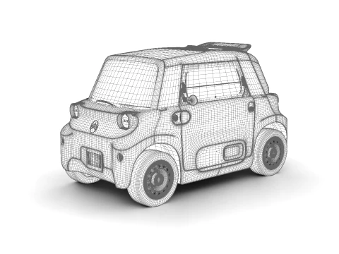 Citroen Ami Rip Curl 2026 3D Model