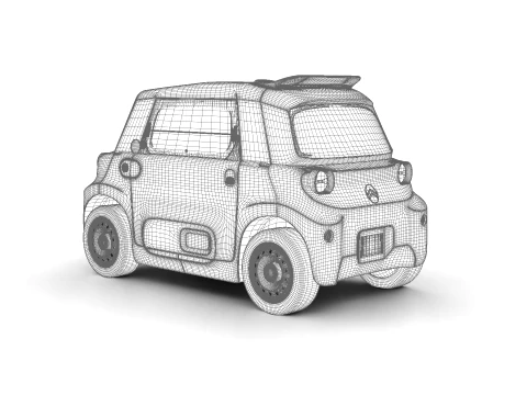 Citroen Ami Rip Curl 2026 3D Model