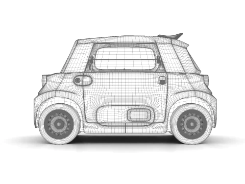 Citroen Ami Rip Curl 2026 3D Model