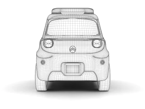 Citroen Ami Rip Curl 2026 3D Model