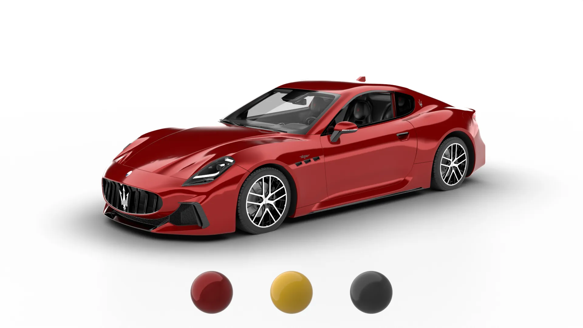 Maserati GranTurismo Trofeo 2023 3D Model .c4d .max .obj .3ds .fbx .stl .blend 