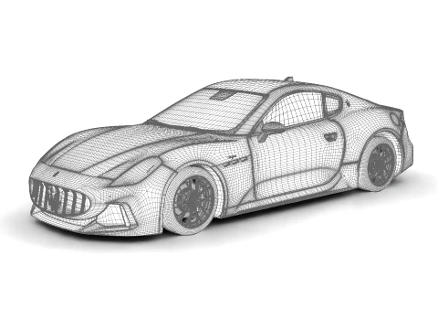 Maserati GranTurismo Trofeo 2023 3D Model