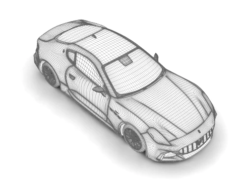 Maserati GranTurismo Trofeo 2023 3D Model