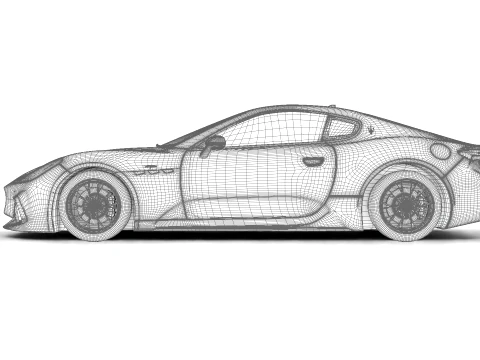 Maserati GranTurismo Trofeo 2023 3D Model