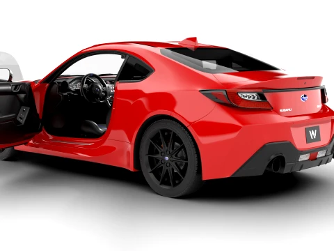 Subaru BRZ tS 2024 HQ 3D Model