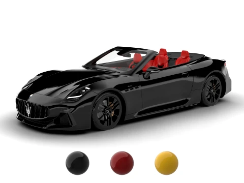 Maserati GranCabrio Trofeo 2025 Modelo 3D