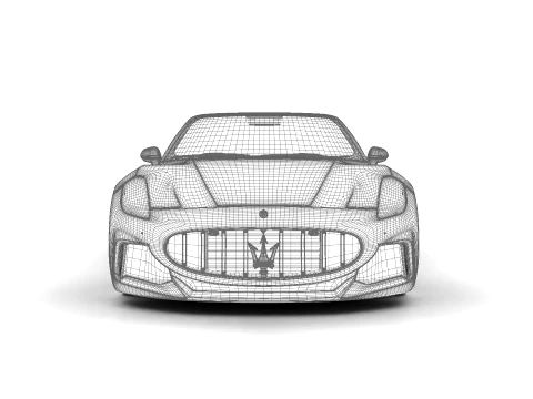 Maserati GranCabrio Trofeo 2025 3D Model