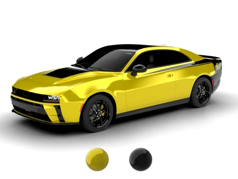 Dodge Charger Super Bee Launch Edition 2027 Modelo 3D