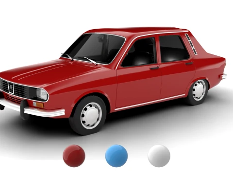 Dacia 1300 Superlux 1969 Modelo 3D