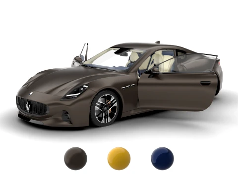 Maserati GranTurismo Folgore 2023 HQ Modelo 3D