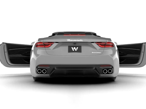 Maserati GranCabrio Modena 2025 HQ 3D Model