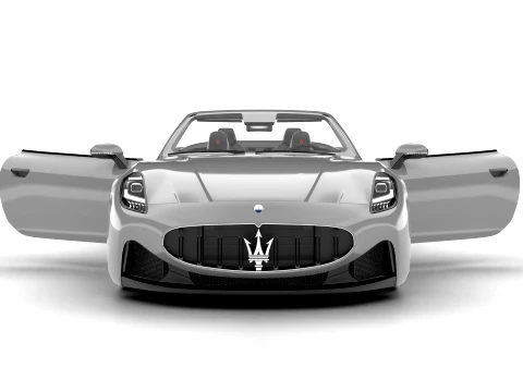 Maserati GranCabrio Modena 2025 HQ 3D Model