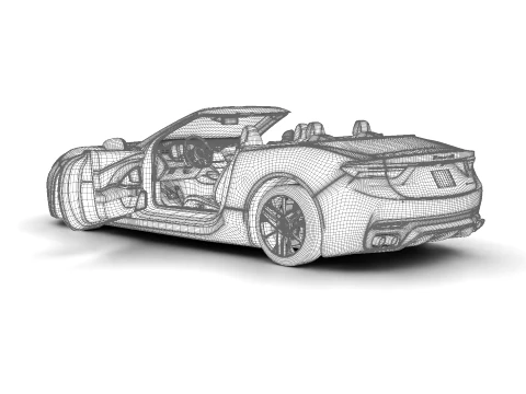 Maserati GranCabrio Modena 2025 HQ 3D Model
