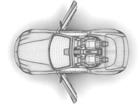 Maserati GranCabrio Modena 2025 HQ 3D Model