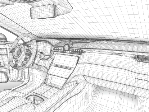 Maserati GranCabrio Modena 2025 HQ 3D Model