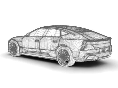 Polestar 5 2025 3D Model