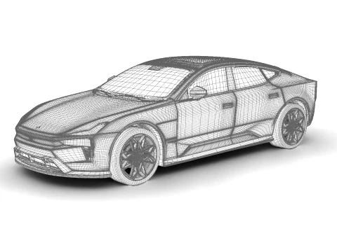 Polestar 5 2025 3D Model