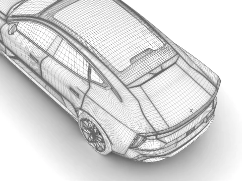 Polestar 5 2025 3D Model