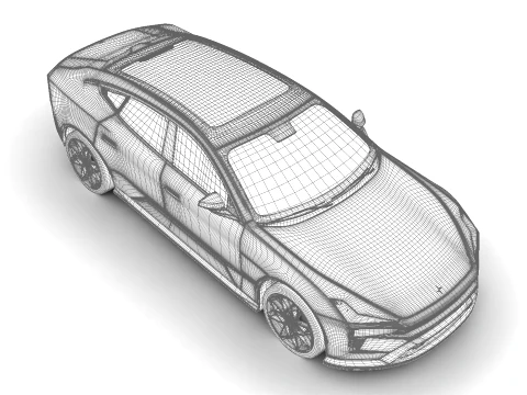 Polestar 5 2025 3D Model