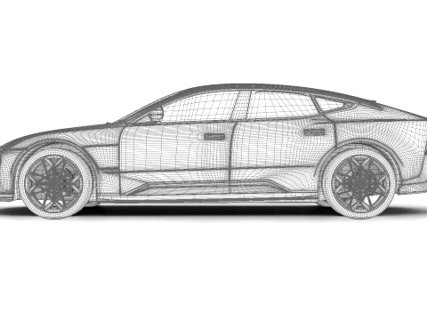Polestar 5 2025 3D Model