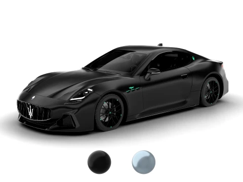 Maserati GranTurismo Trofeo PrimaSerie 75th Anniversary 2024 3D Modell