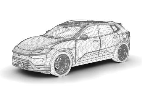 Polestar 4 SUV 2027 3D Model
