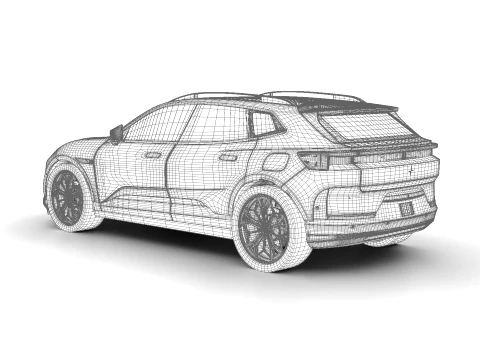 Polestar 4 SUV 2027 3D Model