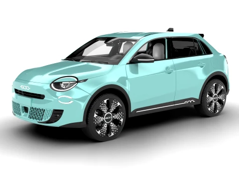 Fiat 600e 2024 3D Model