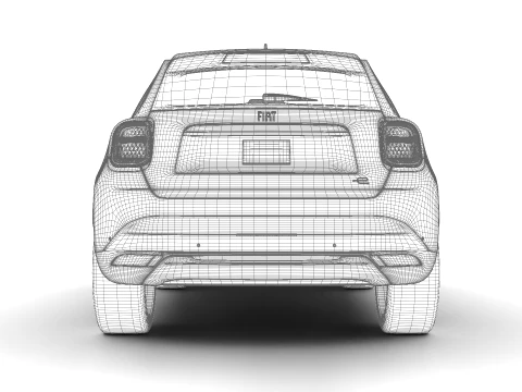 Fiat 600e 2024 3D Model