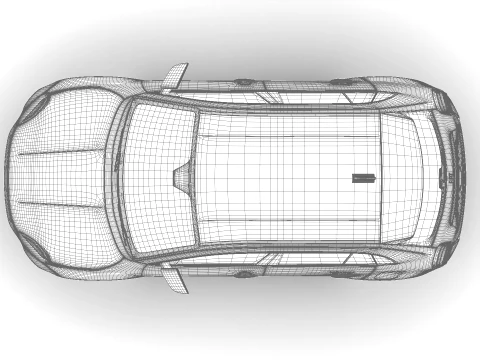 Fiat 600e 2024 3D Model