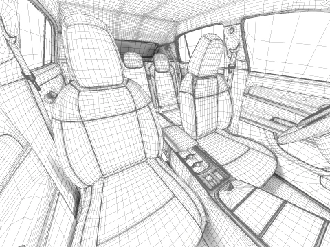 Fiat 600e 2024 3D Model