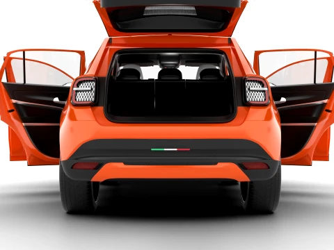 Fiat 600e 2024 HQ 3D Model