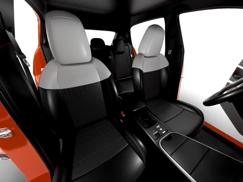 Fiat 600e 2024 HQ 3D Model