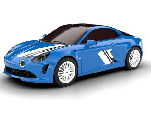 Alpine A110 San Remo 73 2023 3D Model