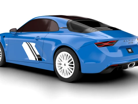 Alpine A110 San Remo 73 2023 3D Model