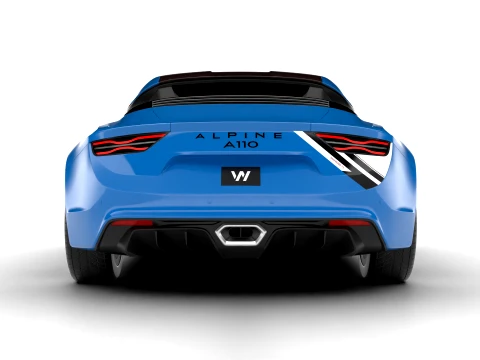 Alpine A110 San Remo 73 2023 3D Model