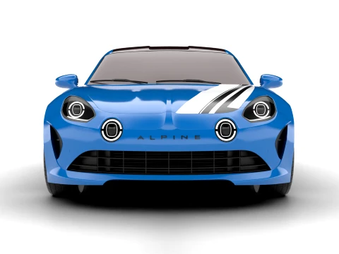 Alpine A110 San Remo 73 2023 3D Model