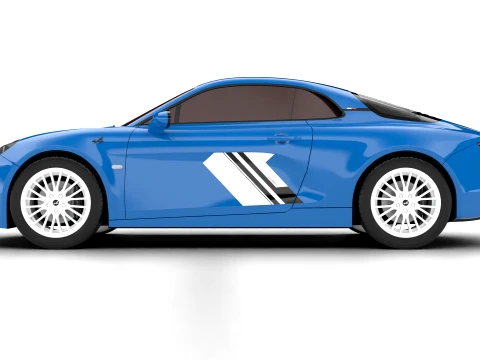 Alpine A110 San Remo 73 2023 3D Model