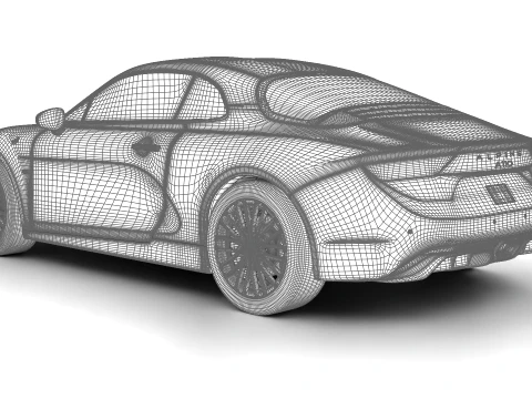 Alpine A110 San Remo 73 2023 3D Model
