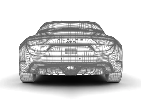 Alpine A110 San Remo 73 2023 3D Model
