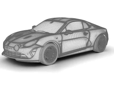 Alpine A110 San Remo 73 2023 3D Model