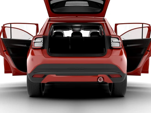 Fiat 600 Benzina 2024 HQ 3D Model