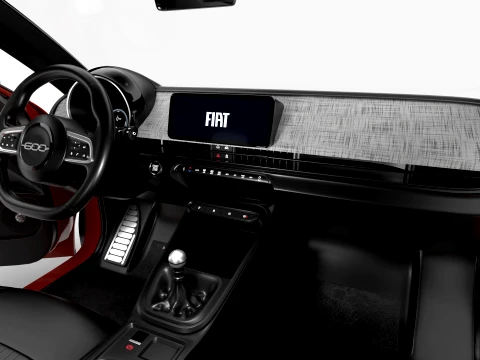 Fiat 600 Benzina 2024 HQ 3D Model