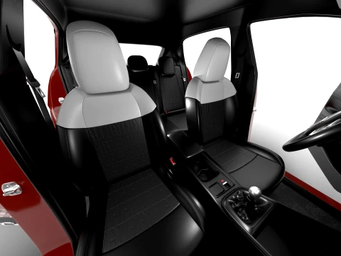 Fiat 600 Benzina 2024 HQ 3D Model