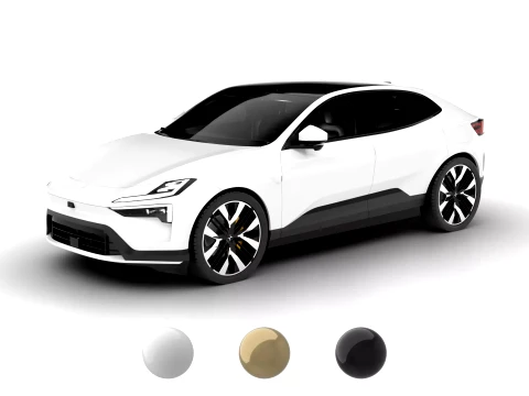 Polestar 4 2024 3D Model