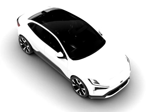 Polestar 4 2024 3D Model