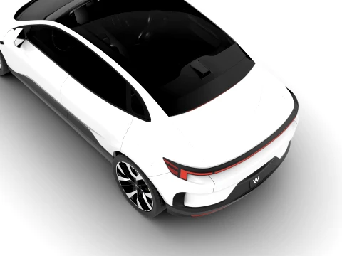 Polestar 4 2024 3D Model