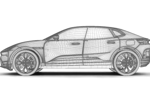 Polestar 4 2024 3D Model