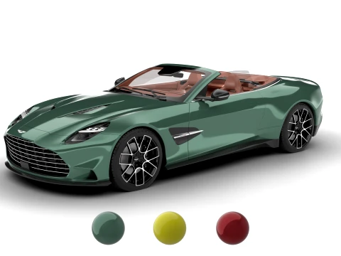 Aston Martin Vanquish Volante 2026 HQ 3D Модель