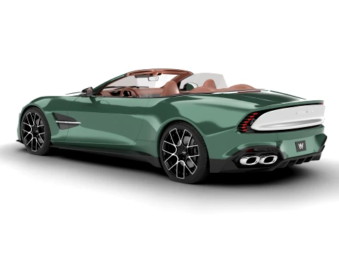 Aston Martin Vanquish Volante 2026 HQ 3D Model
